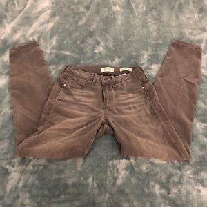 Jessica Simpson kiss me super skinny gray denim